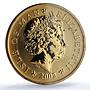 Isle of Man 60 pence Euro Currency Converter KM-1128 MS 65 PCGS brass coin 2002