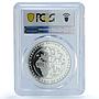 Kazakhstan 500 tenge Manul Pallas KM-288 Fauna Cat PR 69 PCGS silver coin 2014