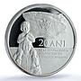 Moldova 100 lei Independence KM-63 Child Flag PR 70 PCGS silver coin 2011