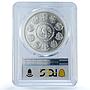 Mexico 1 onza Libertad Angel of Independence KM-639 MS 67 PCGS silver coin 2004