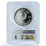 Pakistan 100 rupees Muhammad Ali Jinnah KM-41 MS 67 PCGS silver coin 1976