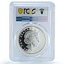 New Zealand 1 dollar One Ring Gilt KM-141a Lord of Rings PR 69 PCGS Ag coin 2003