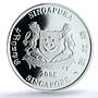Singapore 50 dollars F1 Formula One Grand Prix KM-288 Car PR70 PCGS Ag coin 2008