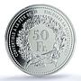 Switzerland 50 francs Fribourg Shooting Festival H-70a PR 70 PCGS Ag coin 2004