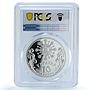 Ukraine 10 hryvnias Christmas KM-164 Religion Holiday PR68 PCGS silver coin 2002