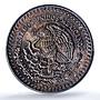 Mexico 1 onza Libertad Angel of Independence KM-494.1 MS64 PCGS silver coin 1986