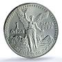 Mexico 1 onza Libertad Angel of Independence KM-494.2 MS68 PCGS silver coin 1990