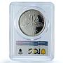 Haiti 50 gourdes Woman with Shell Mark Left KM-104.1 PR 68 PCGS silver coin 1973