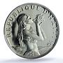 Haiti 50 gourdes Woman with Shell Mark Left KM-104.1 PR 68 PCGS silver coin 1973