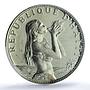 Haiti 50 gourdes Woman with Shell Mark Left KM-104.1 PR 67 PCGS silver coin 1973