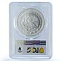 Mexico 1 onza Libertad Angel of Independence KM-613 MS 68 PCGS silver coin 1999