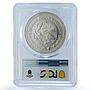 Mexico 1 onza Libertad Angel of Independence KM-613 MS 68 PCGS silver coin 1996