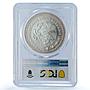 Mexico 1 onza Libertad Angel of Independence KM-613 MS 67 PCGS silver coin 1996