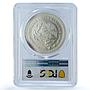 Mexico 1 onza Libertad Angel of Independence KM-613 MS 68 PCGS silver coin 1996