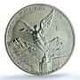 Mexico 1 onza Libertad Angel of Independence KM-613 MS 69 PCGS silver coin 1996