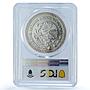 Mexico 1 onza Libertad Angel of Independence KM-613 MS 68 PCGS silver coin 1998