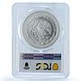 Mexico 1 onza Libertad Angel of Independence KM-613 MS 67 PCGS silver coin 1999