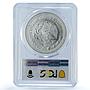 Mexico 1 onza Libertad Angel of Independence KM-613 MS 66 PCGS silver coin 1999