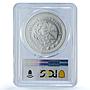 Mexico 1 onza Libertad Angel of Independence KM-613 MS 67 PCGS silver coin 1999