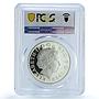 Great Britain 5 pounds Princess Diana Wales KM-997a PR 68 PCGS silver coin 1999
