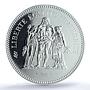 France 50 francs Hercules KM-941.1 Gad-882 F-427 MS 67 PCGS silver coin 1974