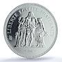 France 50 francs Hercules KM-941.1 Gad-882 F-427 MS 68 PCGS silver coin 1974