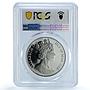 Isle of Man 1 crown Manx Cat KM-245 Cat Crowns MS 65 PCGS CuNi coin 1988