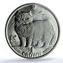 Isle of Man 1 crown Persian Cat KM-250 Cat Crowns MS 66 PCGS CuNi coin 1989