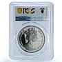 Isle of Man 1 crown New York Alley KM-275 Cat Crowns MS 65 PCGS CuNi coin 1990