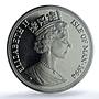 Isle of Man 1 crown Japanese Bobtail KM-380 Cat Crowns MS 65 PCGS CuNi coin 1994