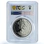 Isle of Man 1 crown Long Haired Smoke KM-774 Cat Crowns MS66 PCGS CuNi coin 1997