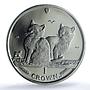 Isle of Man 1 crown Balinese Kittens KM-1165 Cat Crowns MS66 PCGS CuNi coin 2003