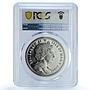 Isle of Man 1 crown Tonkinese Kittens KM-1246 Cat Crowns MS 65 PCGS Ni coin 2004