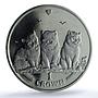 Isle of Man 1 crown Exotic Shorthair KM-1290 Cat Crowns MS 66 PCGS Ni coin 2006