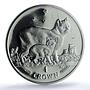 Isle of Man 1 crown Manx Jubilee KM-1538 Cat Crowns MS 66 PCGS CuNi coin 2012