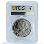 Bosnia 500 dinara Tyrannosaurus Rex KM-4 Dinosaurs MS 64 PCGS CuNi coin 1997