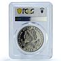 Bosnia 500 dinara Sprinter KM-53 Atlanta Olympics MS 66 PCGS CuNi coin 1996