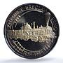 Czechoslovakia 50 korun Breclav Brno Railroad Train PR 68 PCGS silver coin 1989