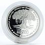 Sri Lanka 5000 rupee 60th Anniversary of Central Bank silver coin 2010