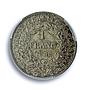 France 1 franc Third Republic KM-822 Fad-465a F-216 MS 62 PCGS silver coin 1888