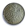 Germany Empire 1 mark Wilhelm II Type 2 J-17 KM-14 MS 64 PCGS silver coin 1914