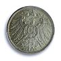 Germany Empire 1 mark Wilhelm II Type 2 J-17 KM-14 MS 65 PCGS silver coin 1914