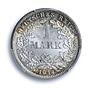 Germany Empire 1 mark Wilhelm II Type 2 J-17 KM-14 MS 65 PCGS silver coin 1914