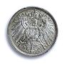 Germany Empire 1 mark Wilhelm II Type 2 J-17 KM-14 MS 65 PCGS silver coin 1914