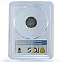 Puerto Rico Spanish 5 centavos Alfonso XIII KM-20 AU 53 PCGS silver coin 1896