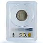 Spain 1 peseta Alfonso XIII KM-721 Cal#49-52 MS 64 PCGS silver coin 1903