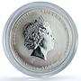 Australia 50 cents Year of the Ox KM-1750 Lunar Series 2 Bull silver coin 2009