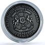 Burkina Faso 1000 francs Chateau Renard KM-71 Space Meteorite silver coin 2016