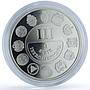 Spain Ibero-American Series III Dances Customs proof silver medal 1997