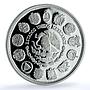 Mexico 100 pesos Columnaria KM-540 Ibero-American Ship silver coin 1991